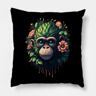 Nature Monkey Pillow