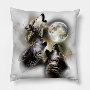 The Howling Moon Pillow