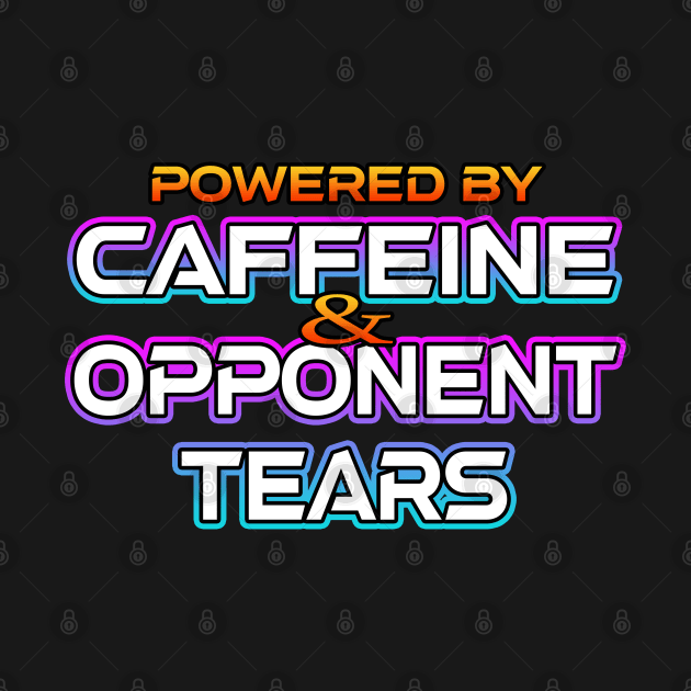 Powered By Caffeine And Tears by Shawnsonart