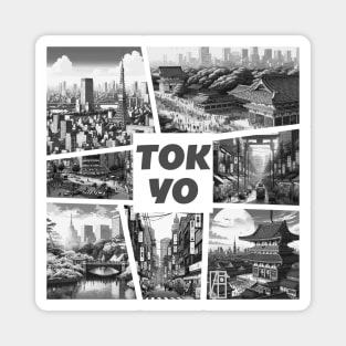 JAPANESE CITY - TOKYO - TRAVEL -3 Magnet