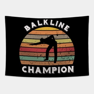 Balkline carom billiards champion Tapestry