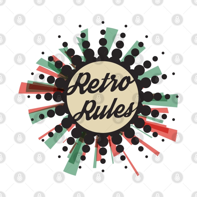 ☻ RETRO rules ☻ retro color pallete / retro style sticker ✔ by Naumovski