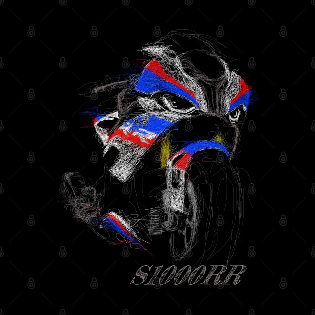 S1000RR Scribble Art by TwoLinerDesign