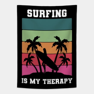 Surfing Is My Therapy Edit Tapestry