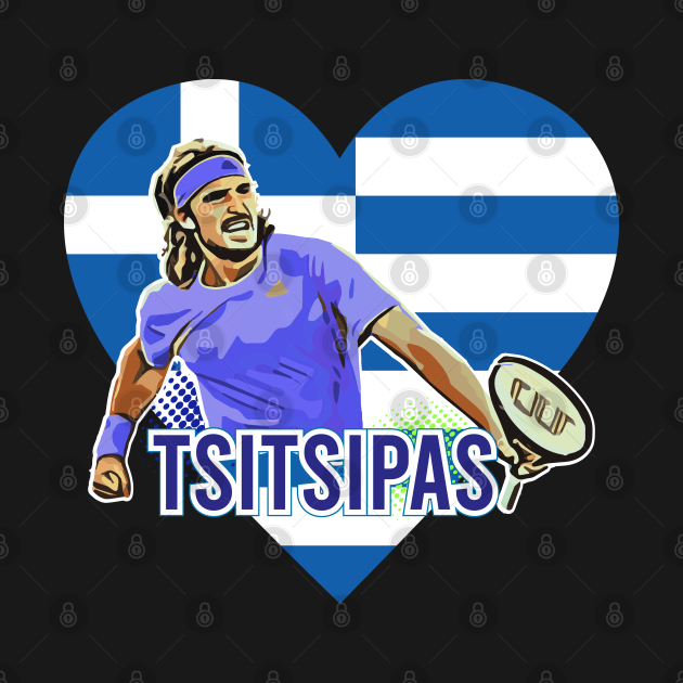Stefanos Tsitsipas of Greece Greek tennis player Tsitsipas T