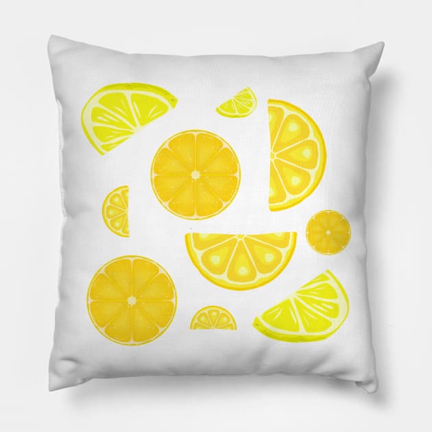 LOVE LEMON Pillow by Clean P