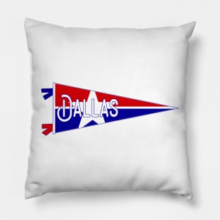 Dallas Flag Pennant Pillow