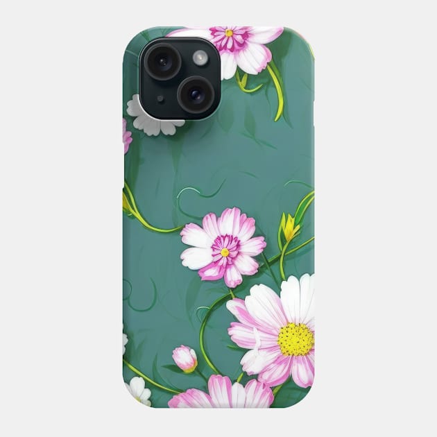 Floral pattern background Phone Case by Russell102
