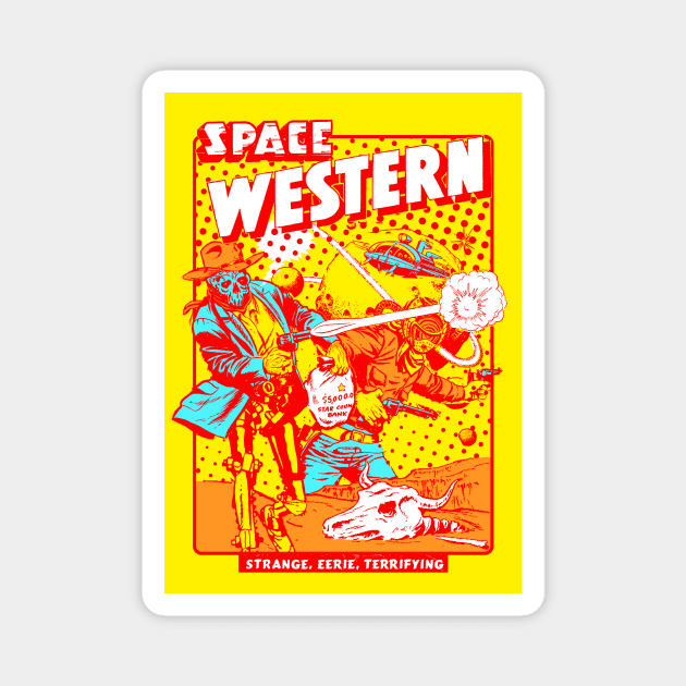 Space Western #1 Magnet by Lithium Ryan Battery