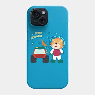 Cute tiger astronaut. Phone Case