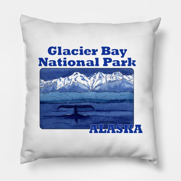 Glacier Bay National Park, Alaska Pillow by MMcBuck