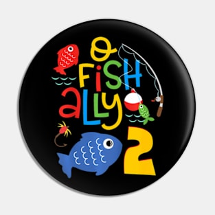 Kids Ofish Ally Two Birthday Decorations Year Old 2nd Bday Pin