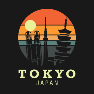 Tokyo Japan Landmarks T-Shirt