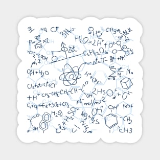 Chemistry Atoms, Shapes, Reactions and Structures Magnet