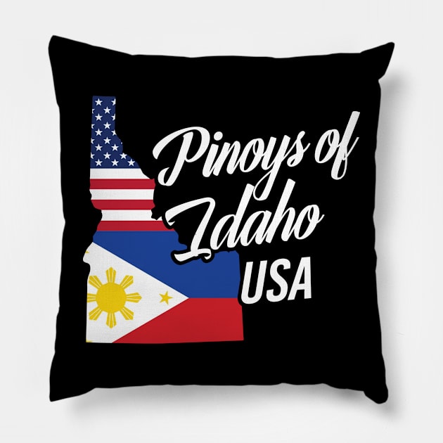 Filipinos of Idaho Design for Proud Fil-Ams Pillow by c1337s