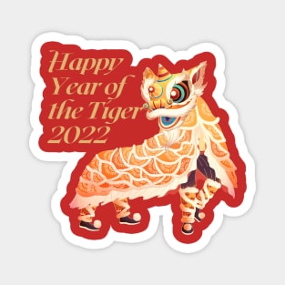 Happy Year of the Tiger Magnet