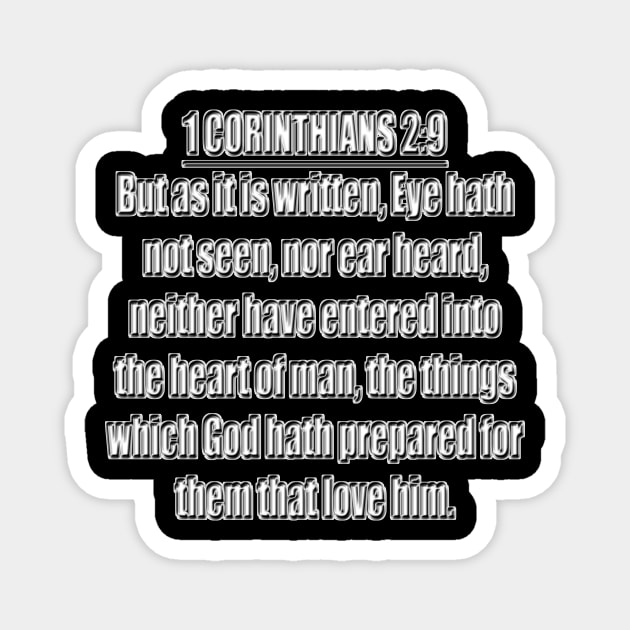 Bible Verse 1 Corinthians 2:9 Magnet by Holy Bible Verses