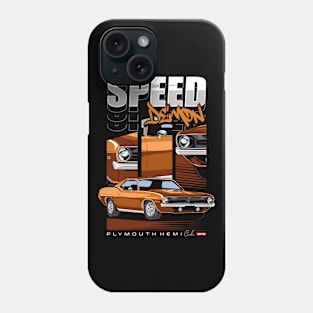 Retro 1970 Hemi Cuda Phone Case