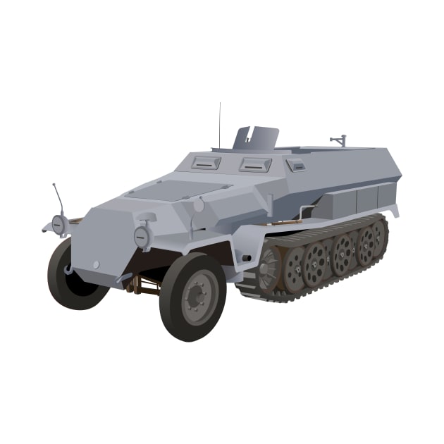 WW2 German Armored Personnel Carrier by NorseTech