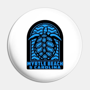 Myrtle Beach South Carolina Beach Sea Turtle Pin