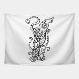 Octopus modern art Tapestry