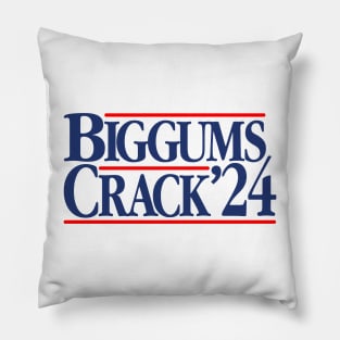 Biggums & Crack 2024 Pillow