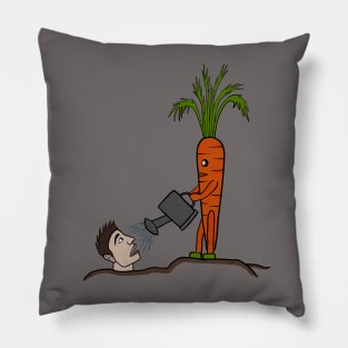 Carrot role reversal Pillow