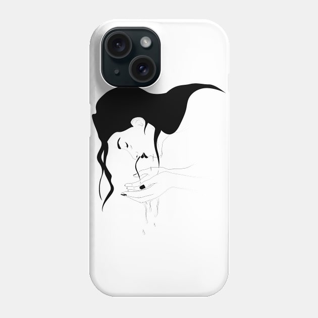 Wash Off Phone Case by ellehell