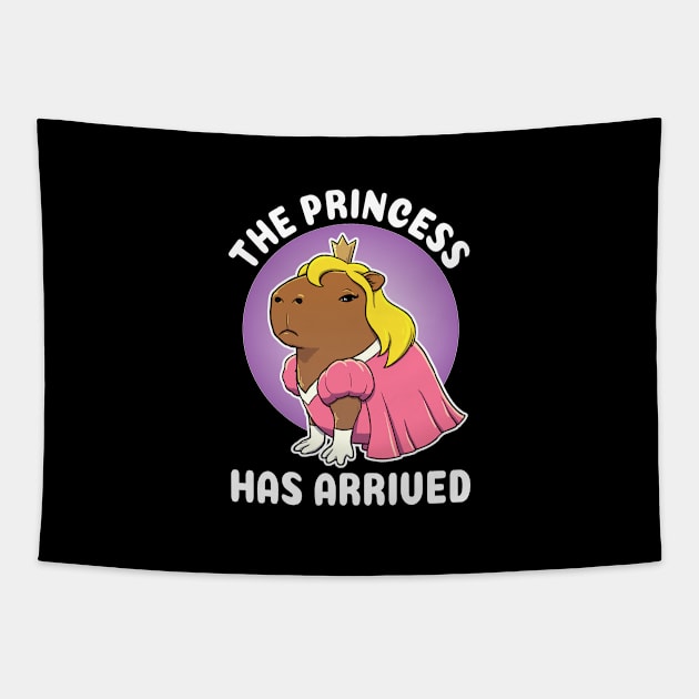 The Princess has arrived Capybara Costume Tapestry by capydays