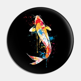 Colorful Koi Fish Pin