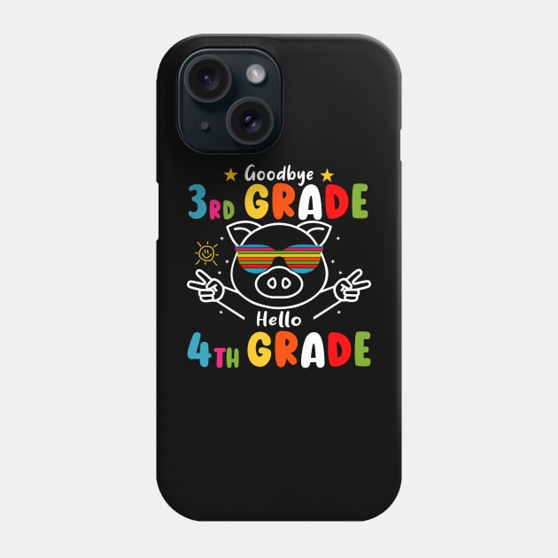 Goodbye 3rd Grade Graduation Hello 4th Grade Last Day Of School Phone Case by AngelGurro