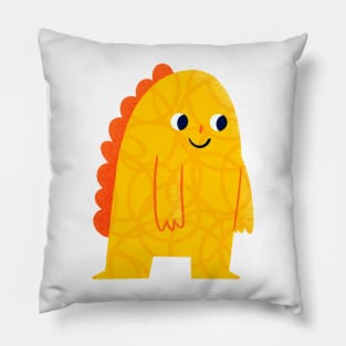 Yellow Monster Pillow