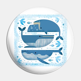 Three Whales Pin