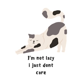 Lazy fat cat T-Shirt