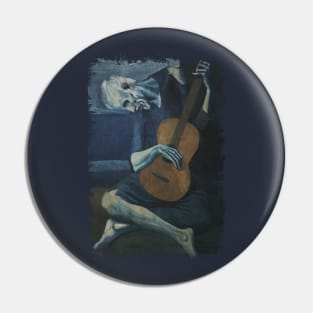 Picasso The Old Guitarist Pin