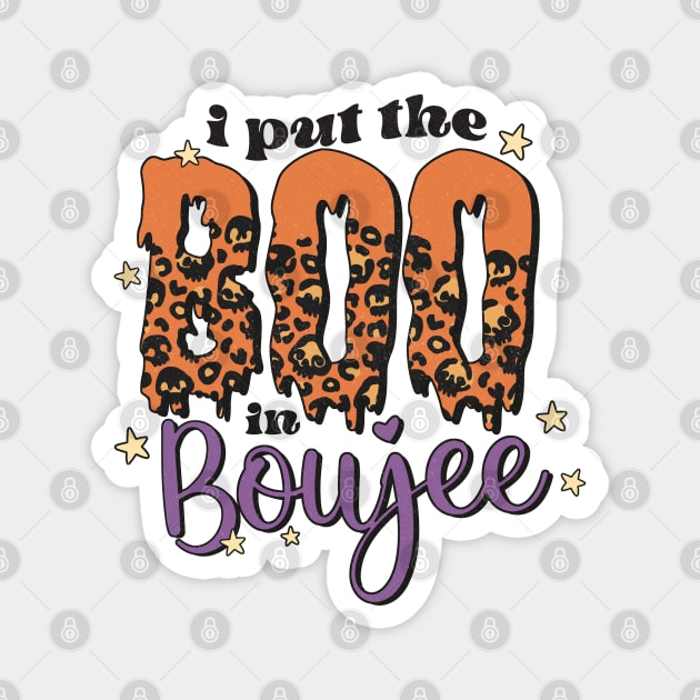 I Put the Boo in Boujee Magnet by Erin Decker Creative