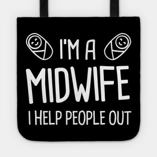 Funny & Cute Midwife Doula Hospital Nurse Tote