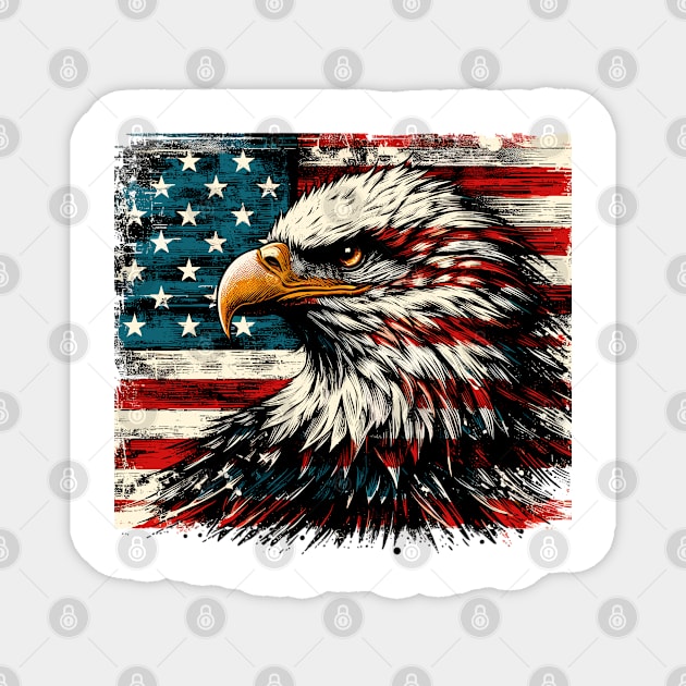 Usa Flag Magnet by Vehicles-Art