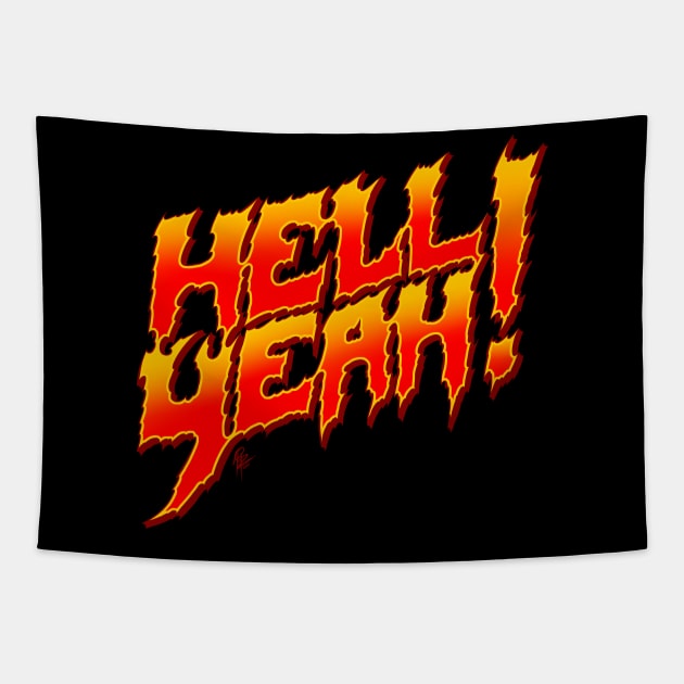 HELLYEAH! Tapestry by skowl