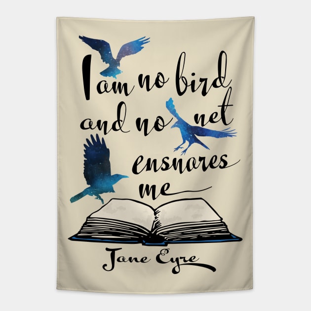 Jane Eyre I am no Bird Tapestry by candhdesigns