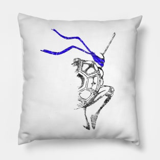 Blue Ninja Pillow