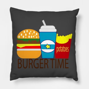 burger time Pillow