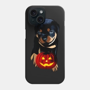 Happy Rottweiler Halloween Phone Case