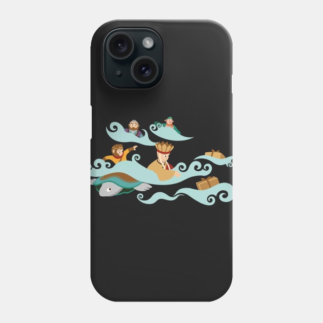 Pilgrims in the River Phone Case by Shanezhong