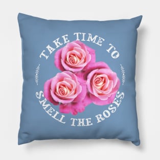 Pretty Pink Roses Women Gardeners Teens Floral Flower Lovers Pillow