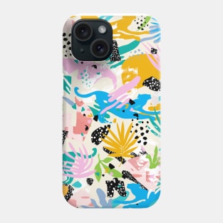 Pastel Jungle Abstraction Phone Case