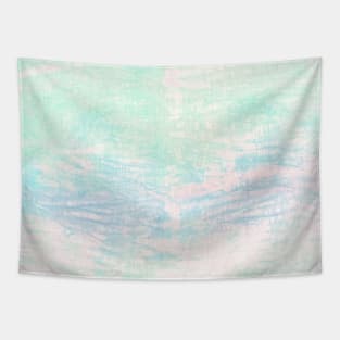 Green and Blue Soft Shibori Tapestry