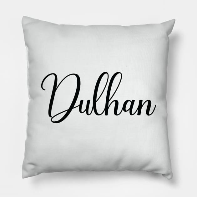 Dulhan Shirt, Indian Bride Tshirt Pillow by sezzy@artkins.ca