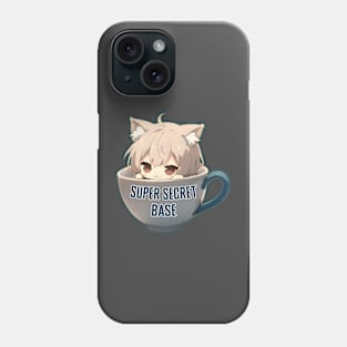 Anime Cup Cat Super Secret Base Phone Case