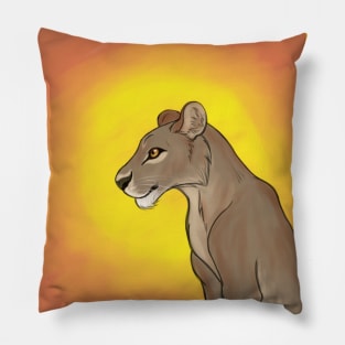 Beautiful Lioness Pillow